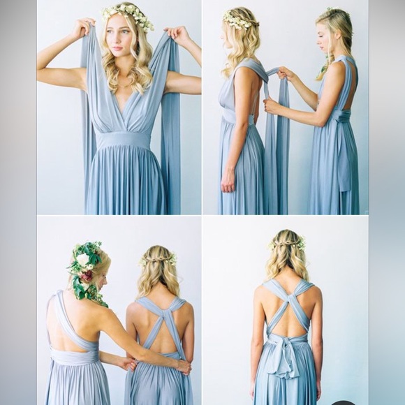 David's Bridal versa bridesmaid dress size XS worn once for a wedding! - Picture 3 of 5